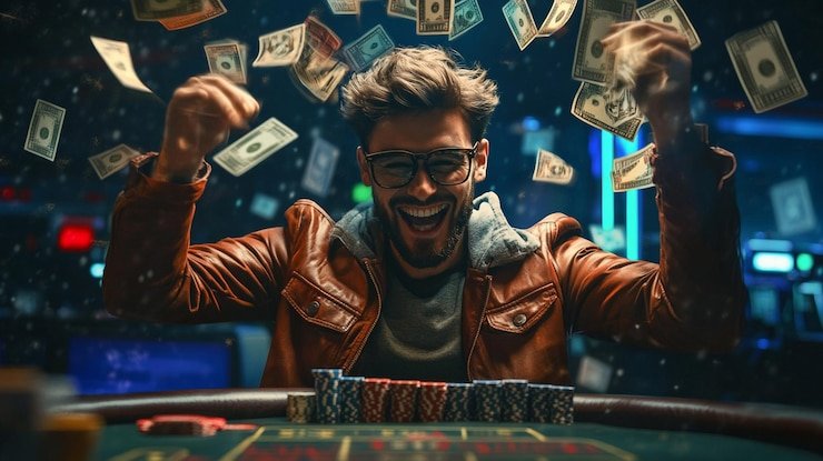 Studio live dealer indogame888 dengan meja roulette, kartu, dan dealer profesional di hadapan multi-kamera HD